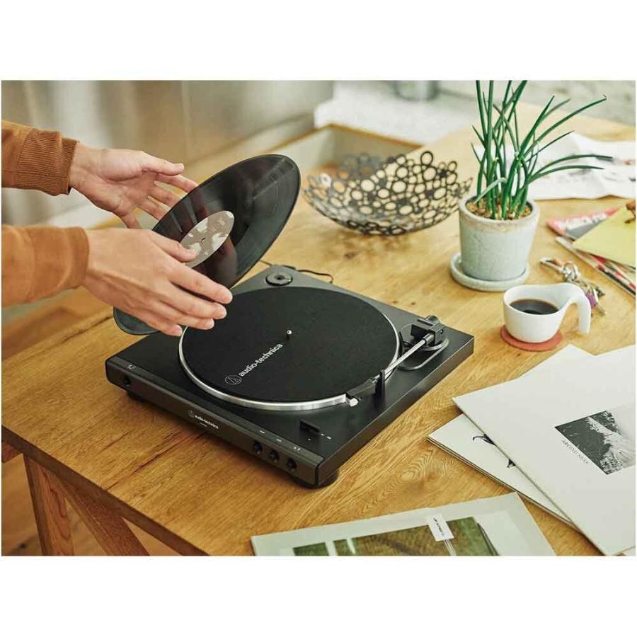 オーディオテクニカ AT-LP60X DGM JP フルオートターンテーブル ダークガンメタリック_3