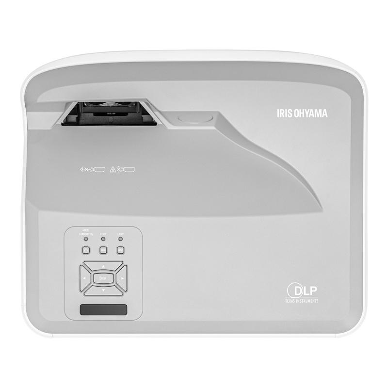 アイリスオーヤマ IP-AU450W プロジェクター 超短投写(4500lm WUXGA レーザータイプ)の画像