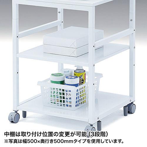 サンワサプライ 【コックピット】 LPS-T4040 プリンタスタンド（W400×D400×H700・720mm）