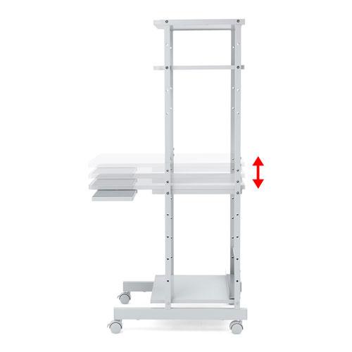 通販半額 サンワサプライ RAC-EC11N2 パソコンラック（W500×D700×H1400mm）