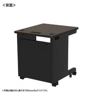 サンワサプライ ED-SK6060M eデスク（濃い木目） W600×D600×H700 (受注生産品)_1