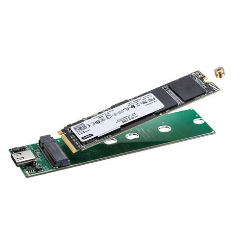 サンワサプライ USB-CVNVM1 M.2 PCIe/ NVMe SSDケース｜podpark｜06