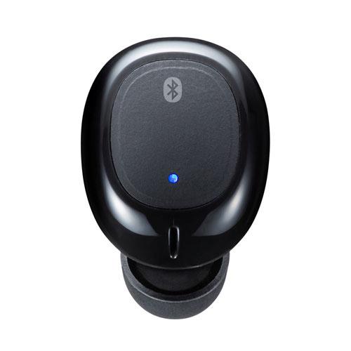 サンワサプライ MM-BTMH52BK 超小型Bluetooth片耳ヘッドセット（充電ケース付き）｜podpark｜04