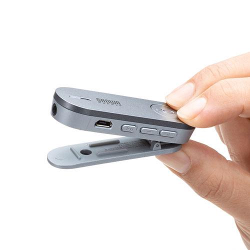 サンワサプライ MM-BTMSP3CL Bluetoothスピーカーフォン（クリップ式マイクのみ）の画像