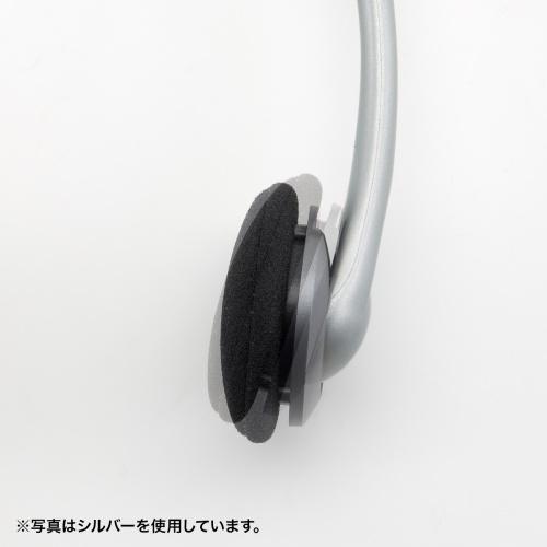 サンワサプライ MM-HSUSB16WN USBヘッドセット（ホワイト）｜podpark｜05