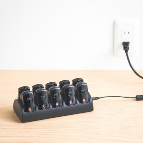 サンワサプライ MM-WGS4-CL1 ワイヤレスガイド用充電器（10台用）_1