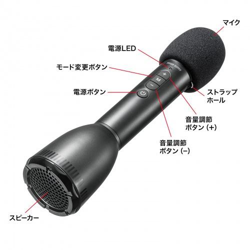 サンワサプライ MM-SPAMP18 ハンドマイク型ポータブル拡声器スピーカー