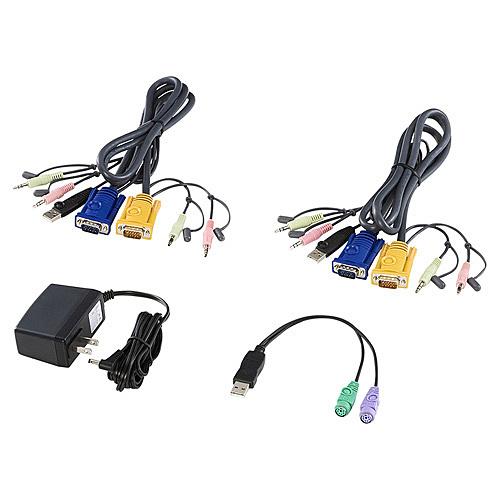 サンワサプライ SW-KVM2HVCN USB・PS/ 2コンソール両対応パソコン自動切替器（2：1）_3