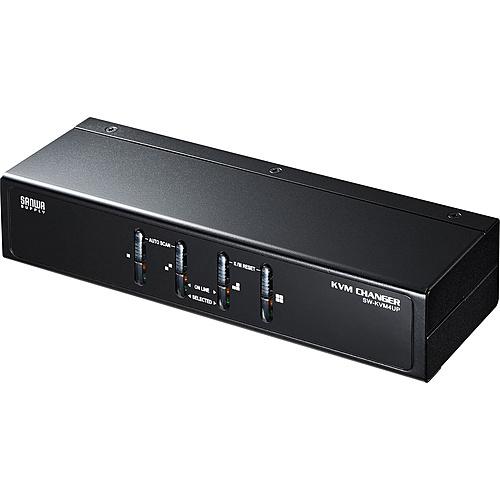 サンワサプライ SW-KVM4UP PS/ 2・USB両対応パソコン自動切替器（4：1）
