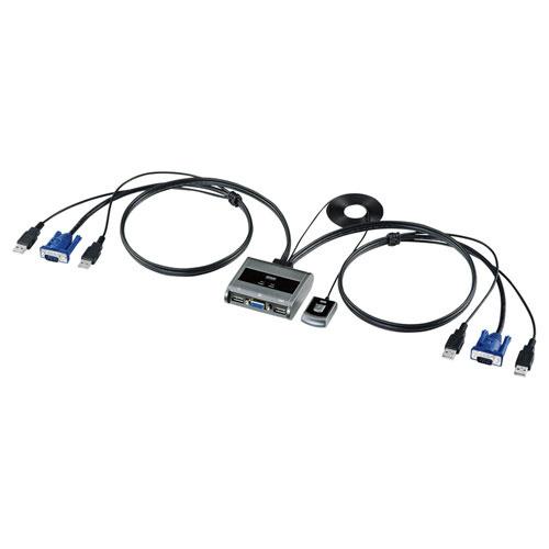 サンワサプライ SW-KVM2UUSN2 マイコンうつり変わり器（エミュレート非申し受ける・手元取り替えっこ付き添い人）