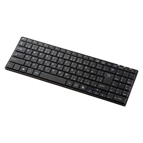 サンワサプライ SKB-BT22BKN Bluetoothスリムキーボード（テンキーあり・ブラック）
