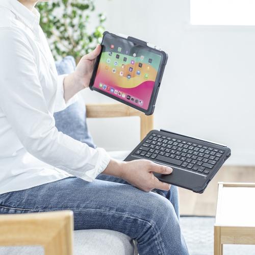 サンワサプライ SKB-IP6BK iPad 第10世代専用ケース付きキーボード タイプCケーブル接続_19