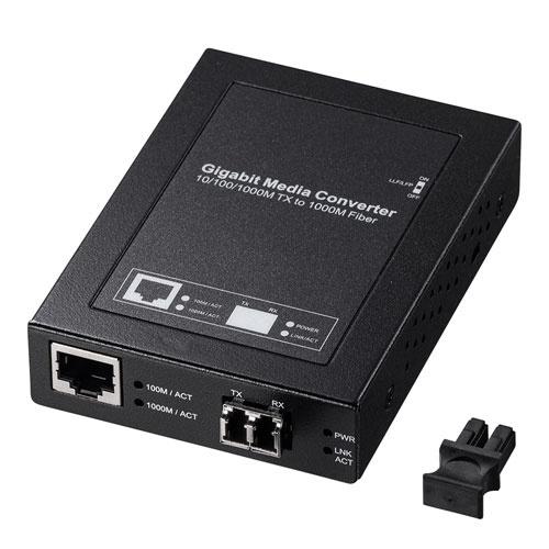 サンワサプライ ローカルエリアネットワーク-EC212RL10 光手段変換器（ギガビット、シングル流行り物） パソコン周辺機器-ルーター、ネットワーク機器