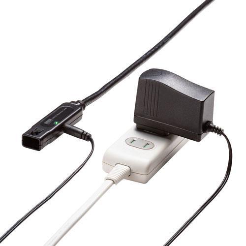 サンワサプライ KB-USB-RLK315 USB3.2アクティブリピーターケーブル 15m（抜け止めロック機構付き）の画像