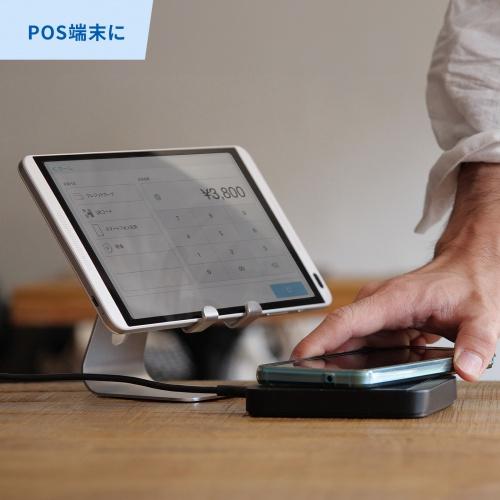 サンワサプライ LAN-ADPOEC PoE-USB Type-C変換アダプタ（PD60W給電・ネットワーク通信対応）の画像