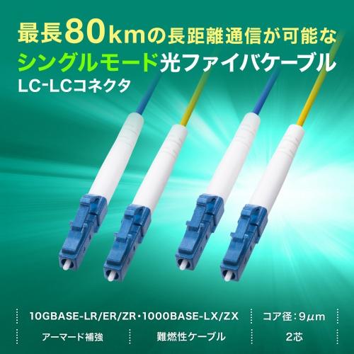 サンワサプライ HKB-RB2LCLC1-20 ロバスト光ファイバケーブル