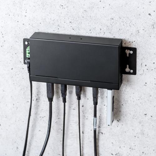 サンワサプライ USB-3HFA04 産業用USB 5Gbpsハブ（4ポート）_6