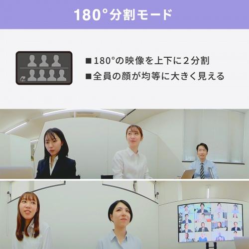 サンワサプライ CMS-V71BK スピーカー内蔵360度Webカメラ_5