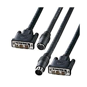 サンワサプライ KC-DVI-K100 DVI工事配線ケーブル（シングルリンク・10m）