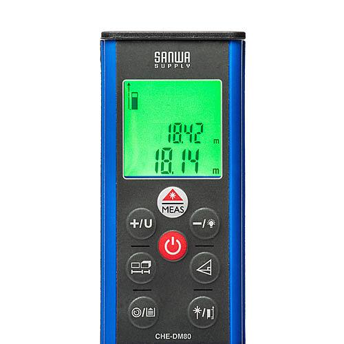 サンワサプライ CHE-DM80 レーザー距離計 【わかる】