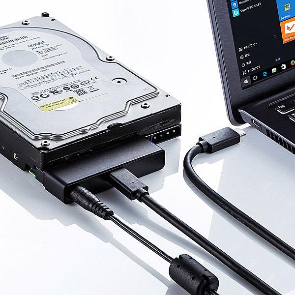 サンワサプライ USB-CVIDE7 SATA-USB3.1 Gen2変換ケーブルの画像