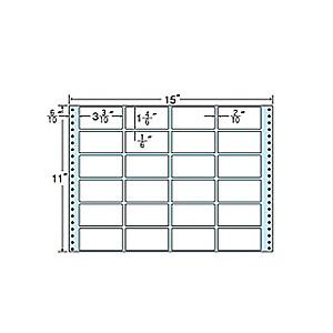  東洋印刷 MT15T タックフォームラベル 15インチ×11インチ 24面付(1ケース500折)