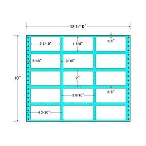  東洋印刷 MX12V タックフォームラベル 12  10インチ×10インチ 15面付(1ケース500折)…