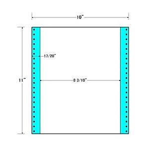 東洋印刷　MT10P　タックフォームラベル　10インチ×11インチ　1面付(1ケース500折)