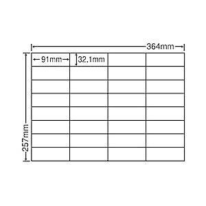 東洋印刷 E32S シートカットラベル B4版 32面付(1ケース500シート)