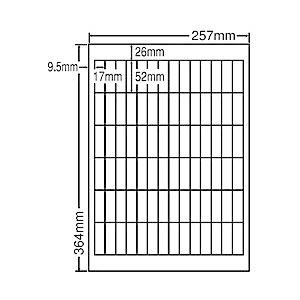 東洋印刷 LEW84P シートカットラベル B4版 84面付(1ケース500シート)
