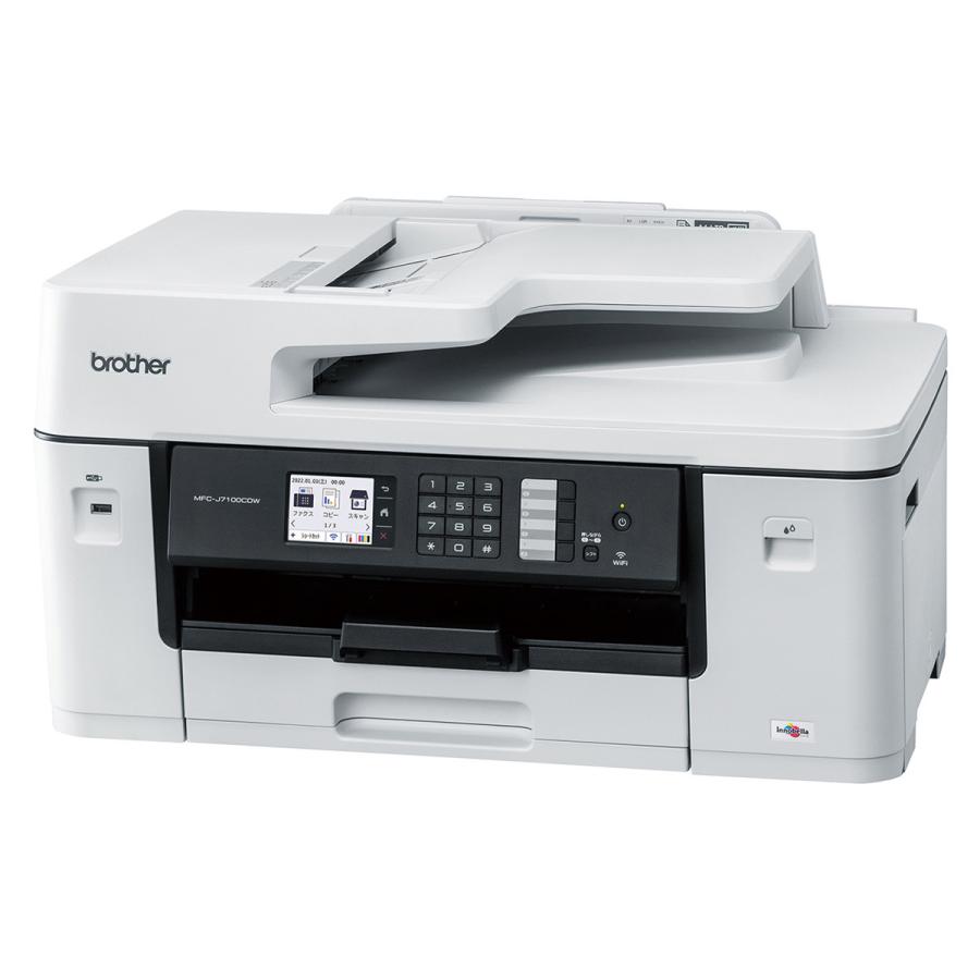 ブラザー MFC-J7100CDW A3インクジェット複合機 （FAX/ ADF/ 30万 