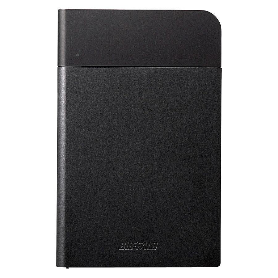 バッファロー HD-PZN1.0U3-B ICカード対応MILスペック 耐衝撃ボディー防雨防塵ポータブルHDD 1TB ブラック