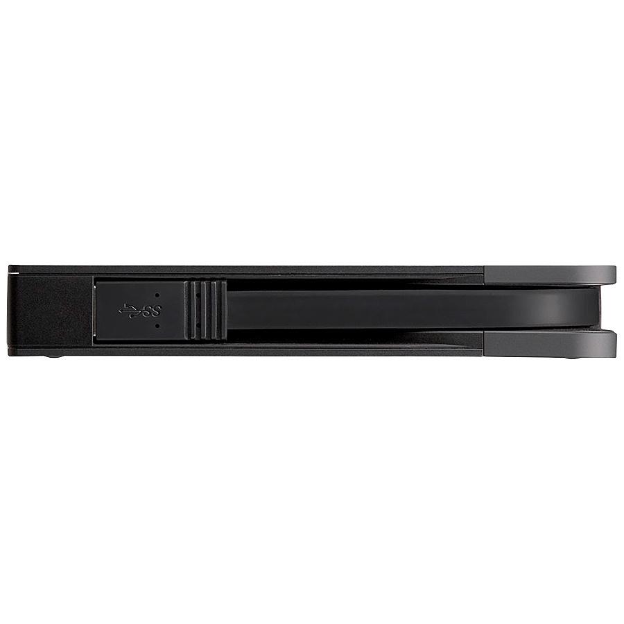 バッファロー HD-PZN1.0U3-B ICカード対応MILスペック 耐衝撃ボディー防雨防塵ポータブルHDD 1TB ブラック
