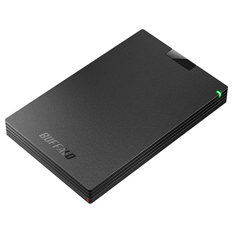 バッファロー HD-PGAC1U3-BA USB3.2（Gen1）対応ポータブルHDD Type-Cケーブル付 1TB ブラック｜podpark｜04