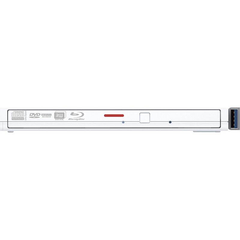 バッファロー BRXL-PT6U3-WHE USB3.2(Gen1)対応 ポータブルBDドライブ 再生/ 書込ソフト添付 ホワイト_1