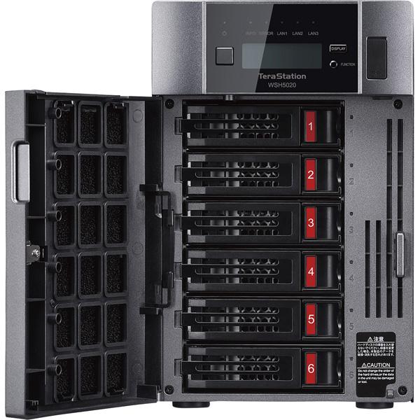 バッファロー WSH5620DN12S2 TeraStation WSS2022ST H/ W RAID Desk 6ベイNAS 12TBの画像