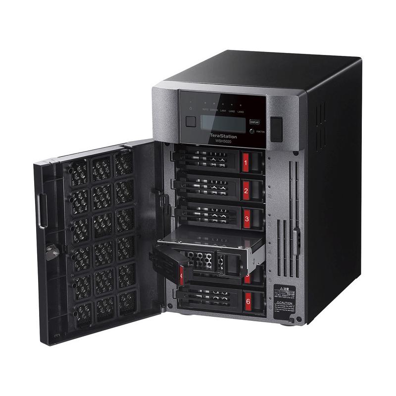 バッファロー WSH5620DN12S2 TeraStation WSS2022ST H/ W RAID Desk 6ベイNAS 12TBの画像