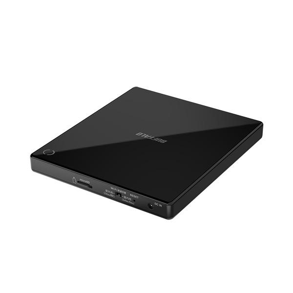 ラクレコ BUFFALO RR-PW2 ブラック CD/DVD再生機 バッファロー RR-PW2-BK スマホ用CDレコーダー「ラクレコ+」DVD再生