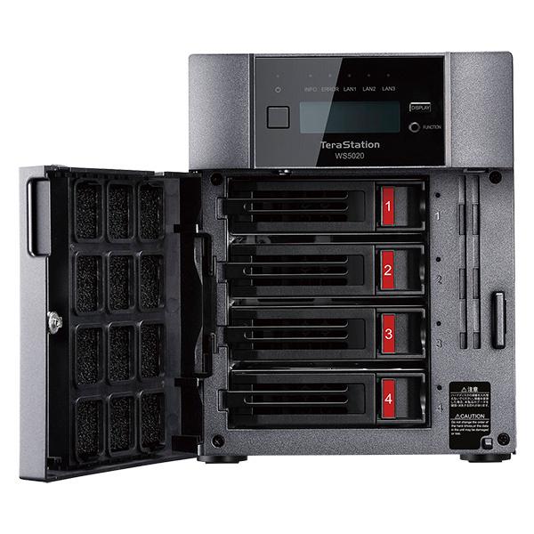 バッファロー WS5420DN32S5 TeraStation WSIoT 2025ST デスクトップ 4ベイ 32TBの画像