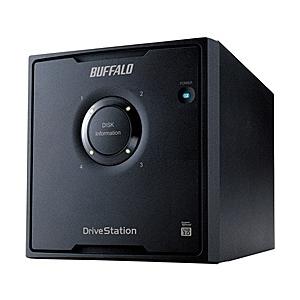 バッファロー HD-QL8TU3/R5J ドライブステーション RAID 5対応 USB3.0用 外付けHDD 4ドライブ 8TB｜podpark