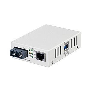 バッファロー LTR2-TX-SFC5R 光メディアコンバータ 100BASE-TX←→100BASE-FX(SC)変換 シングルモード5km