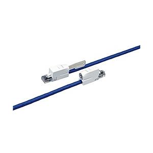 プリンストン PTC-LP6BU5 CAT6対応 鍵付きLANケーブル 5m （ブルー）