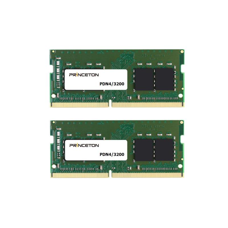 プリンストン PDN4/3200-16GX2 32GB (16GB 2枚組) DDR4-3200 260PIN SODIMM｜podpark