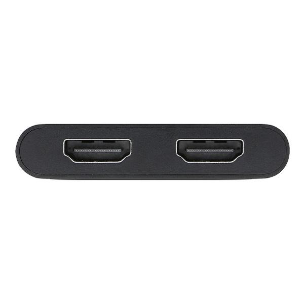 プリンストン PUD-PDC1H2 HDMI 4K×2ポート出力可能 Type-C変換アダプターの画像