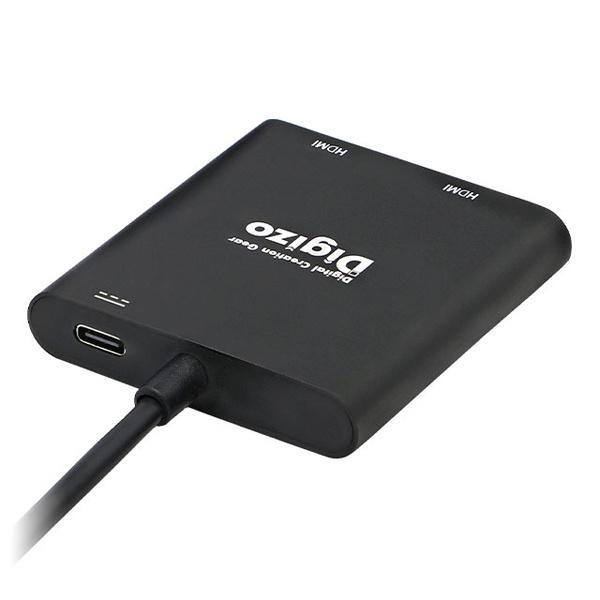プリンストン PUD-PDC1H2 HDMI 4K×2ポート出力可能 Type-C変換アダプターの画像