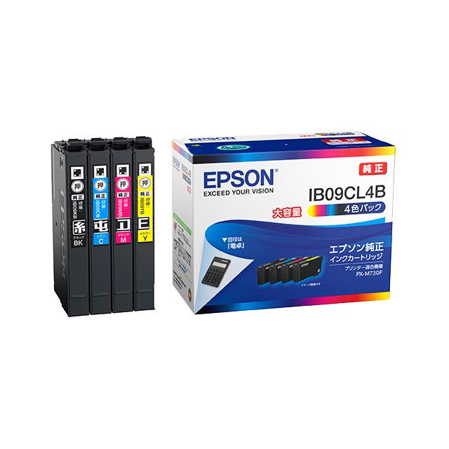 EPSON IB09CL4B ビジネスインクジェット用 インクカートリッジ（4色パック）/ 大容量インク