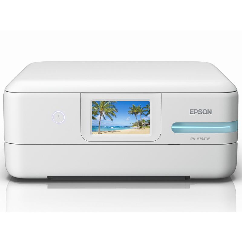 在庫目安 あり Epson Ew M754tw 大容量インクのエコタンク方式を採用したエプソンのa4カラー複合機 ケタ違いの低印刷コスト エコノミー とインク交換頻度の低減による環境負荷軽減 エコロジー を実現しま カラーインクジェット複合機 在庫目安 あり