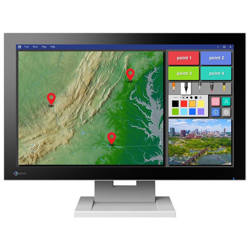 EIZO FDF2182WT-TGY 54.7cm（21.5）型タッチパネル装着カラー液晶モニター DuraVision FDF2182WT-T セレーングレイ