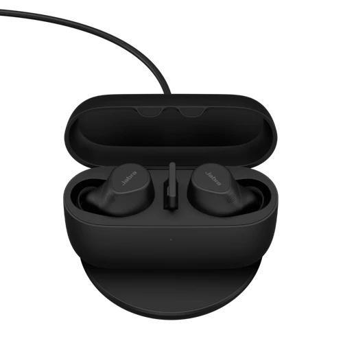 GNオーディオ 20797-989-989 Jabra 完全ワイヤレスイヤホン型 USB-A UC認定 充電パッド付「Jabra Evolve2 Buds US…の画像