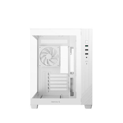 Deepcool R-CG330-WHNGM3-G CG330 3F WH/ パノラマデザインPCケース